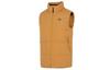 Down Vests Men's Brown Stand Collar Moderate Other HN4404