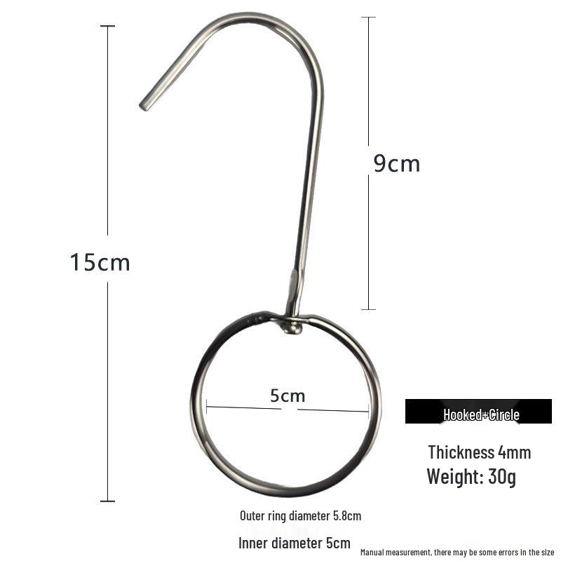

Stainless Steel Meat Hanging Hook for Beef, Char Siu, and Mutton - Slaughterhouse Grade