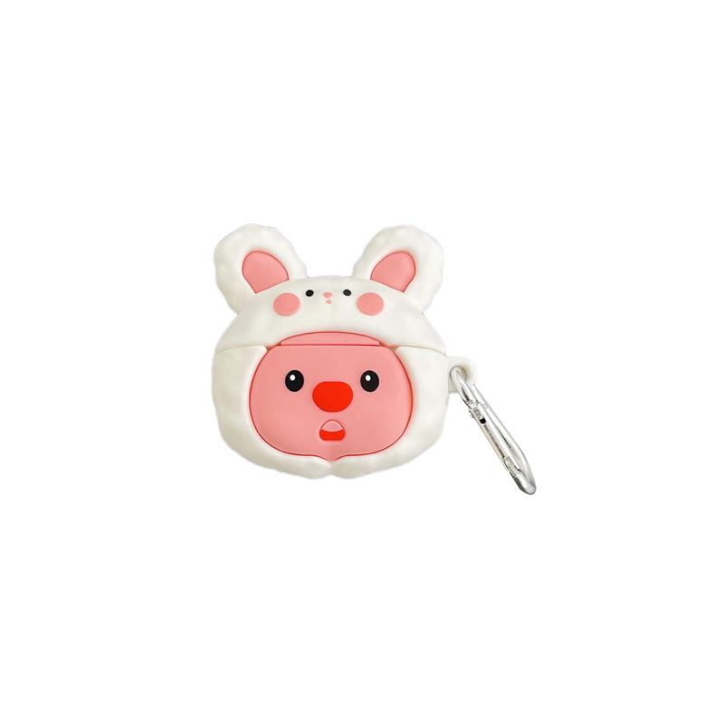 Cute rabbit ear beaver for AirPods pro1 generation protective case 1 generation pro1 generation apple bluetooth headset case