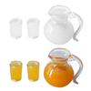 1:12 Dollhouse Miniature Pot Cup Milk Orange Juice Drink Model Mini Kitchenware