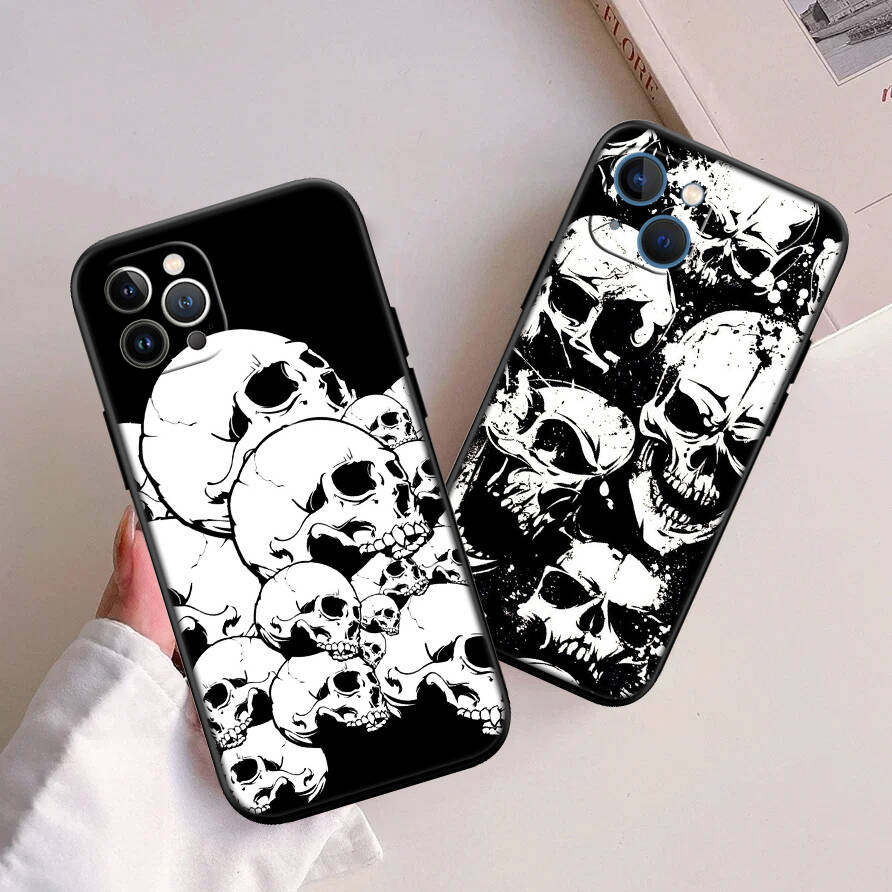Skeleton Skull New Phone Case for iPhone 6 6s 7 8 11 12 13 14 15 16 17 16E XS Pro Max XR X SE Air