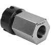 Hex Collet Chuck Silver Carbon Steel High Strength CNC Lathe Tool Holder ER253240ER40