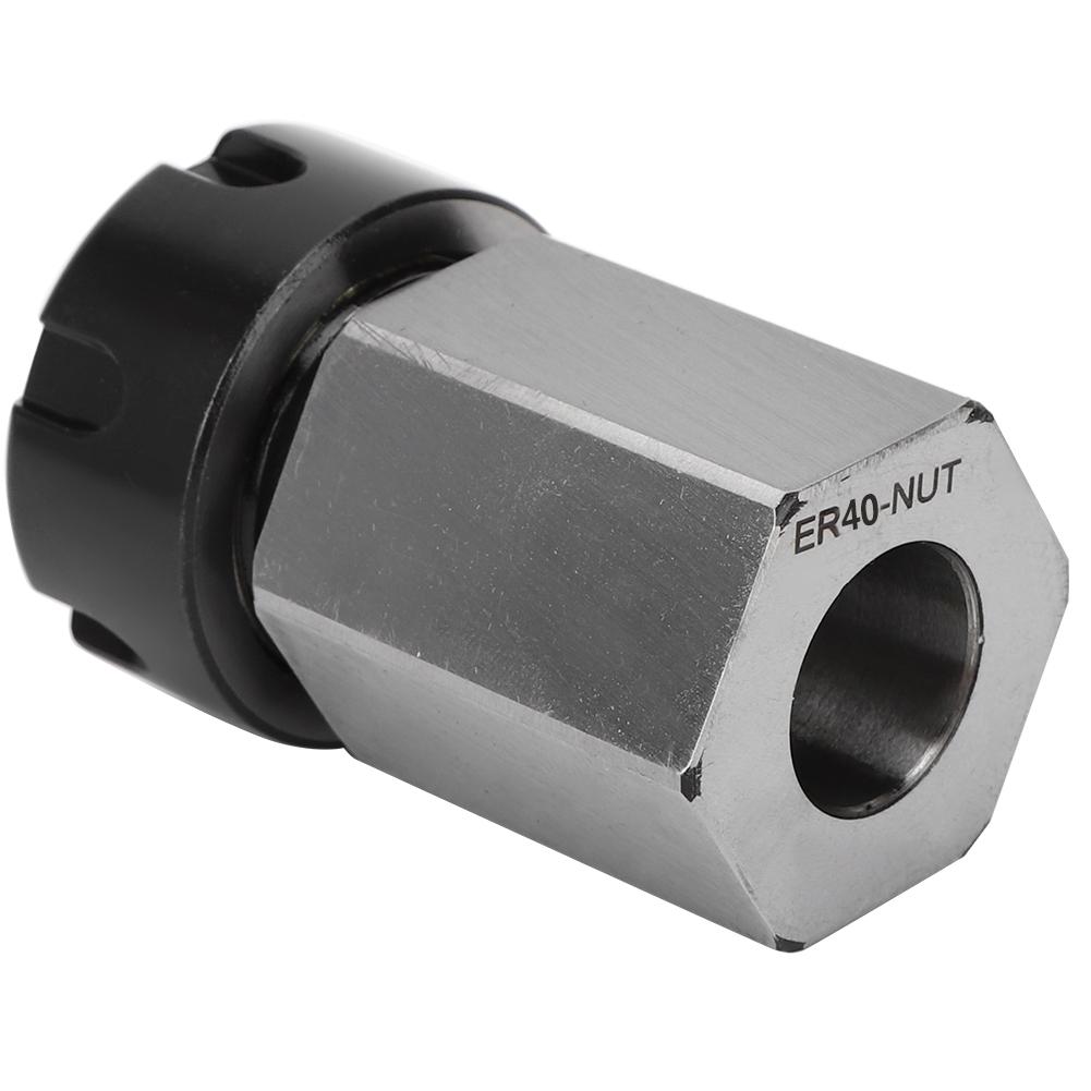 Hex Collet Chuck Silver Carbon Steel High Strength CNC Lathe Tool Holder ER253240ER40