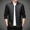 Men's Versatile Hooded Leather Jacket - Plus Velvet, Thickened Sheepskin, Warm Casual Dad Style Outerwear for All Ages