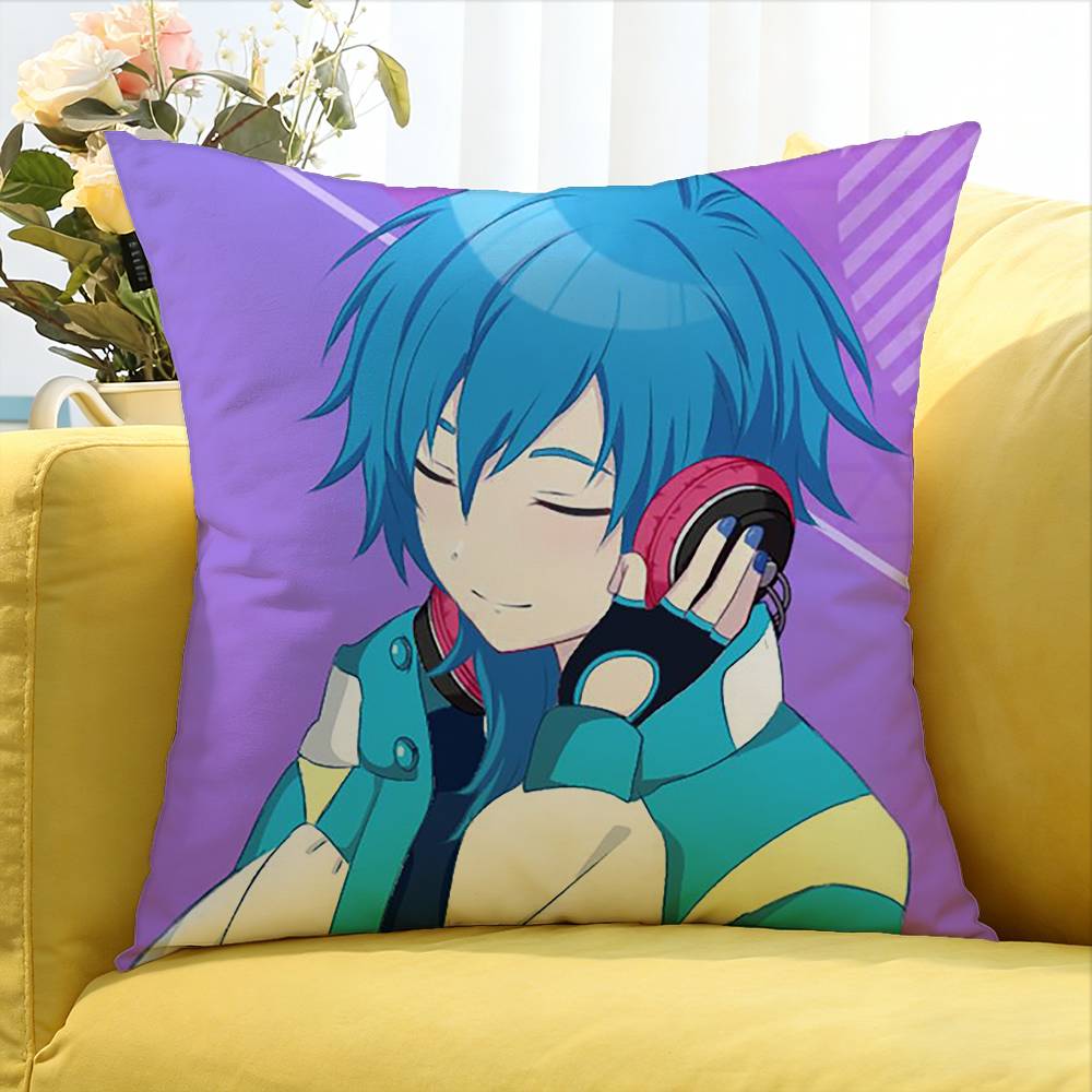 Game Dramatical Murder Aoba Seragaki World Various Sizes Square Pillow Case For Car Home Bedchamber Decor