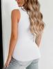 2026 Women's Spring/Summer Slim Basic Deep V-Back Sleeveless Tank Top