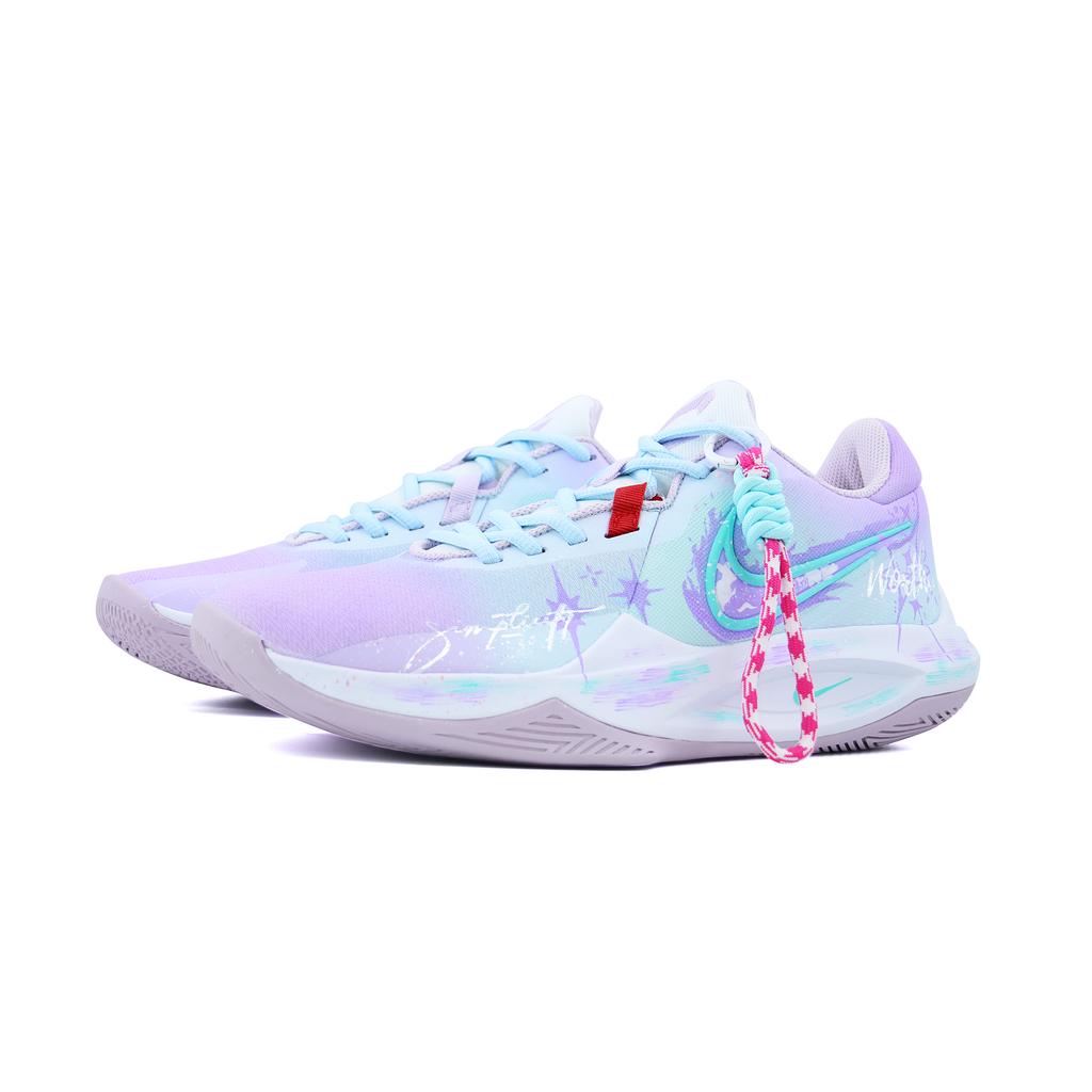 Nike Precision 6 Starfall Sweet Gift, Twilight Cloud Reflecting Snow Cushioning Coverage Low top Basketball Shoes Men's DD9535-100(Team620-X)