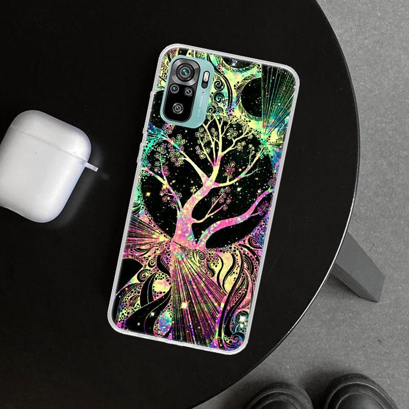 Mandala Sonnenblume Mandala Handyhülle Cover für Xiaomi Redmi Note 15 14 13 12 11 Pro Plus 14S 12S 11S 11T 11E 10S 10 Individuell F
