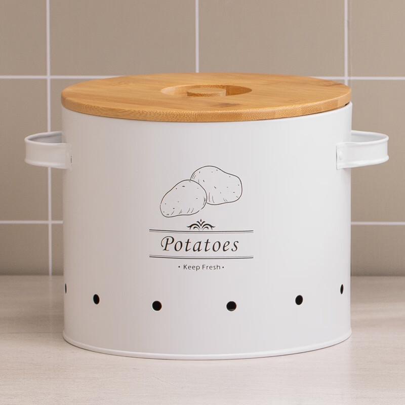 Kitchen Food Storage Container Set with Bamboo Lids