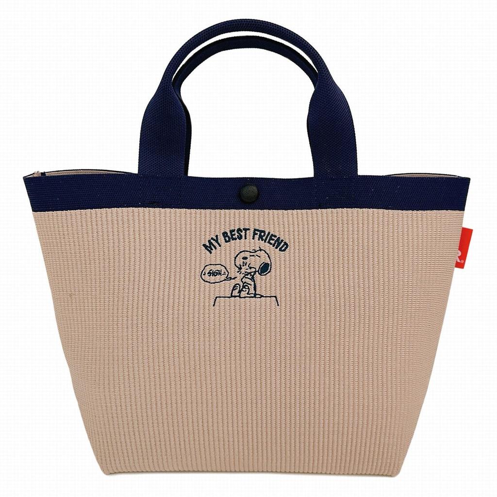 Rootote Damen Snoopy Kleine Strick-Tragetasche, IP.Deli.Refle.Peanuts-0H 8435 (03 Marineblau)