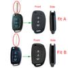 Key Case for Hyundai Accent Ix25 Tucson Ix35 2014 Elantra Creta Verna I40 I10 Solaris 2015 2016 2021 3 Button Silicone Key Cover