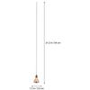 2Pcs Premium Glass Copper Ceiling Fan Pull Chain Smooth Burr-Free Surface Shiny Crystal Decorative Light Pull Chain for Ceiling