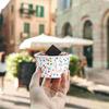 Cabilock 100pcs Disposable Ice Cream Cups Dessert Bowls Dot Paper Cups Party Supplies