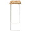 Console Table with Live Edge 105 x 33 x 76 cm Solid Mango Wood