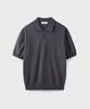 Yunionbeullu Hard Twist Comfort Polo Knit [Purple Gray]