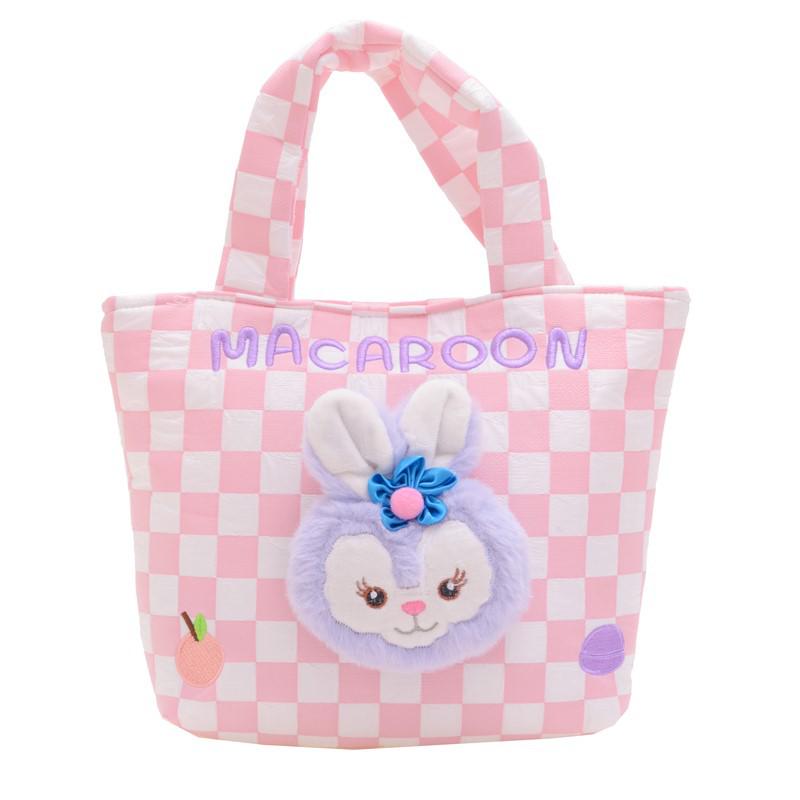 Cartoon Kids' Plush Toy Handbag - Chic, Casual, Cute Tote Wristlet for Girls