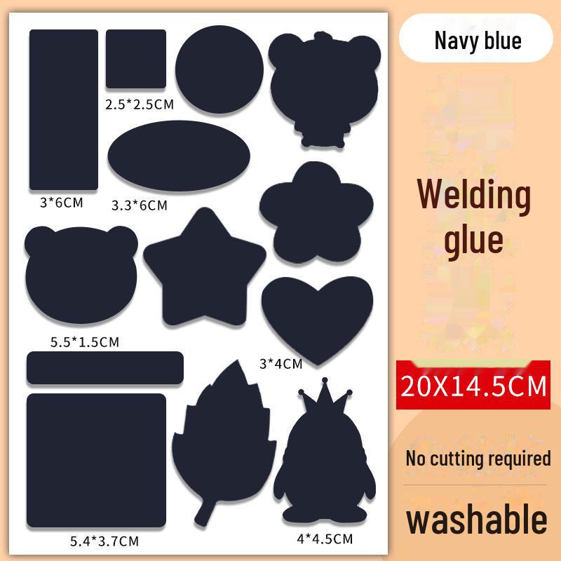 Autocolante cu patch-uri colorate cu desene animate: Reparații autoadezive, fără cusături, fără cusături pentru jachete și haine