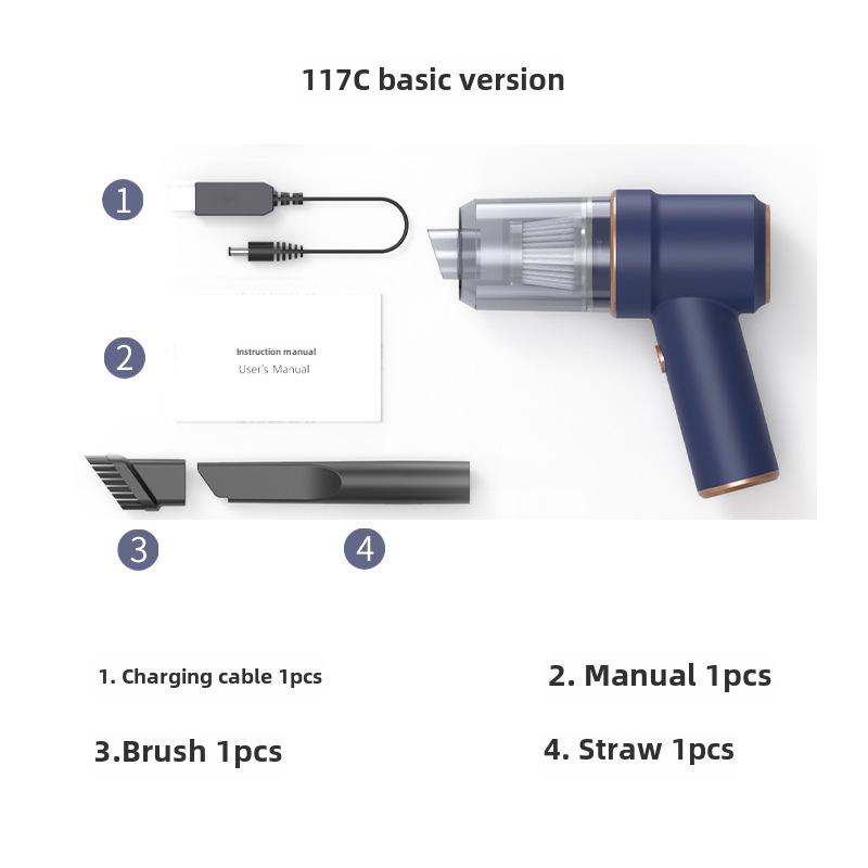 Wireless High-Power Handheld Car Vacuum Cleaner with Charging