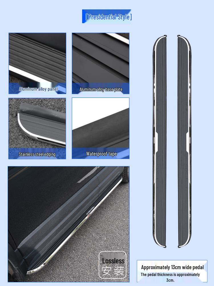 2024 Beijing BJ30 Electric Vehicle Aluminum Foot Pedals with Welcome Lights