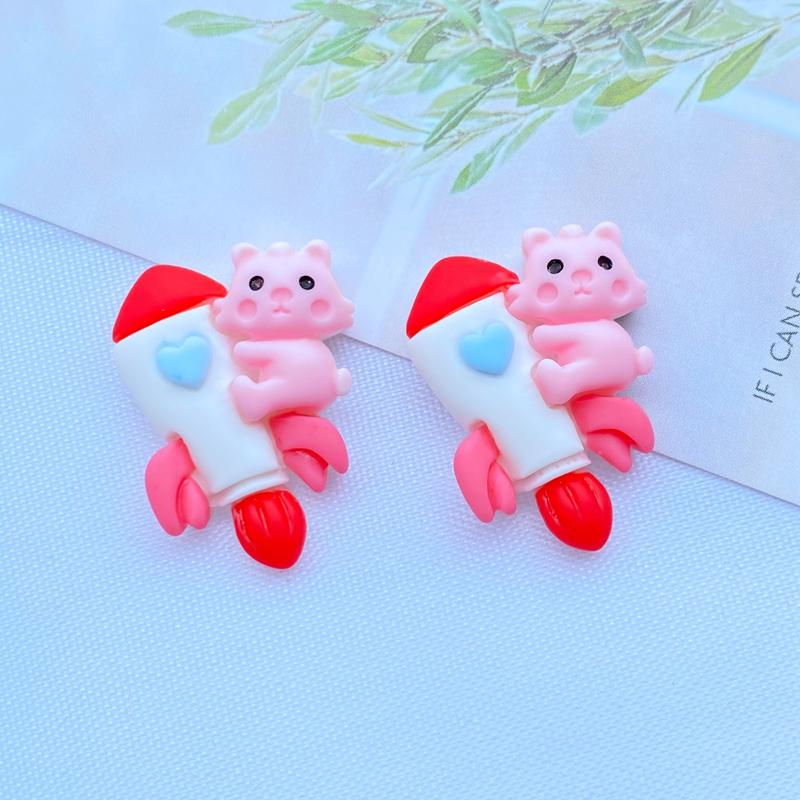 20Pcs Resin Lovely Hybrid Mini Space Series Flatback Cabochon Scrapbook Kawaii DIY Embellishments Accessories J96