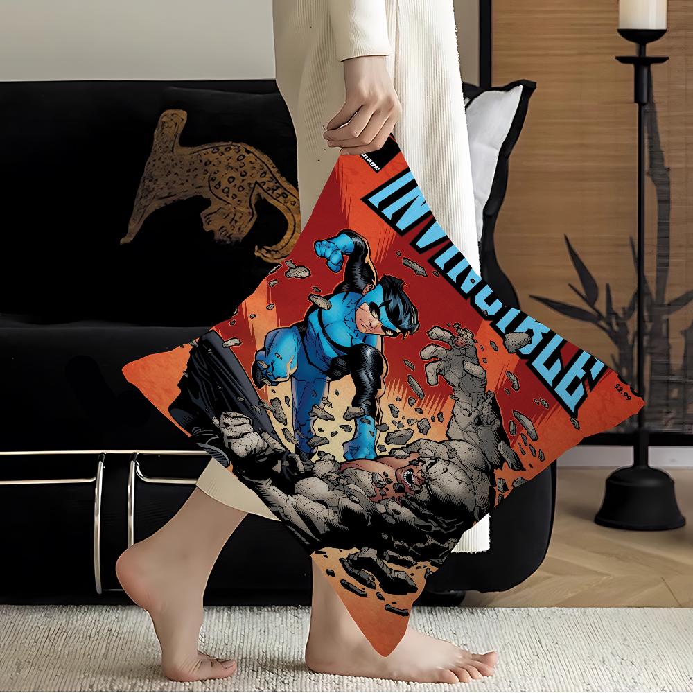 I-Invincible Cartoon Pillow Gift Home Office Decoration Pillow Bedroom Sofa Car Cushion CoverPillow Case