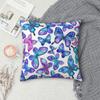 Watercolor Fruit Patterned Butterflies Square Pillowcase Cushion Cover Pillow Case Throw Pillow Cover for Home Bedroom Car