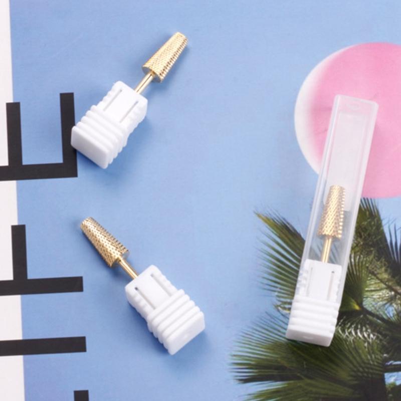 Nails Drill Bits Cuticle Electric Nails File and Ceramic Acrylic Gel Nails Bit Acrylic Nails Art, Carbide Cuticle Bit