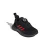 adidas Rapidarun Boa Cushioning Low Top Kids' Running Shoes Black Red Children Aged 3 7 Years Old FU7314
