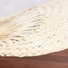 Chinese Style Handmade Palm Leaf Woven Hand Heart Shaped Mosquito Repellent Fans