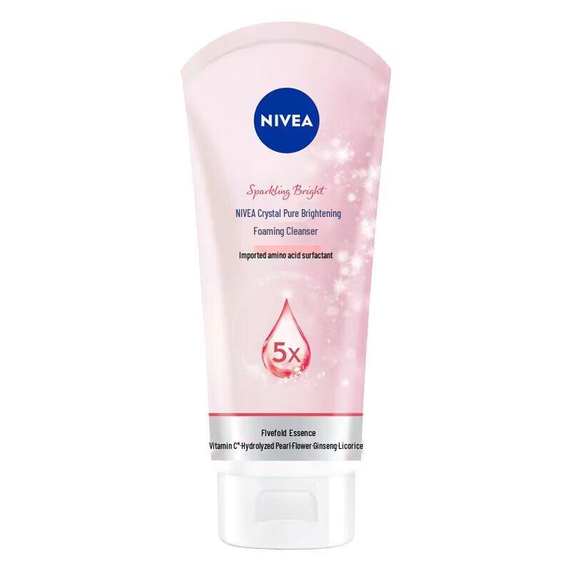 NIVEA Crystal Pure Brightening Foaming Cleanser 100g