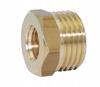 Pressure Gauge Reduction Brass 1/2" X M12