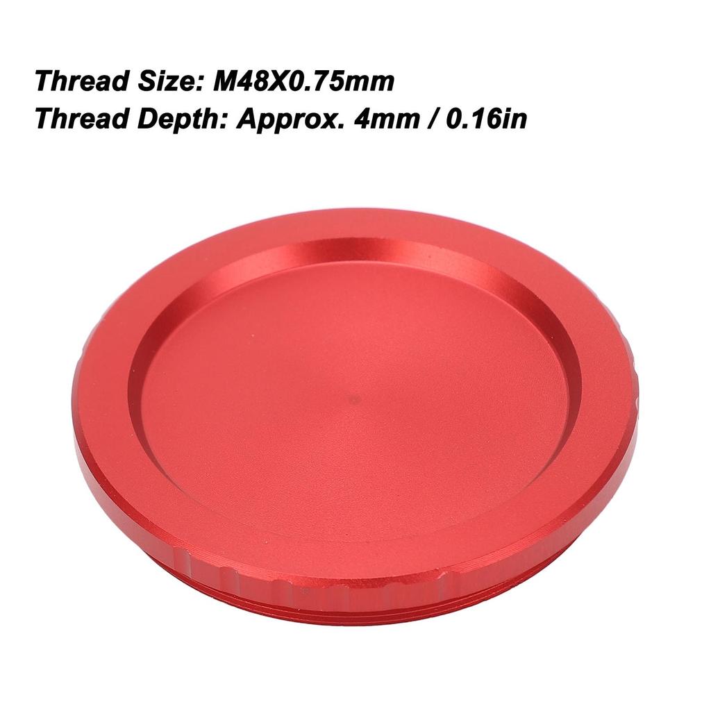 Telescope Dust Aluminum Alloy Screw Lens M48 X Suitable for Telescope Primary and Cap, Cover, 0.75mm, Eyepieces, Mirrors, Cameras.