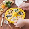 6-in-1 Cavity Triangle Sushi Mold Rice Ball Press Maker Non-stick Sushi Maker Kitchen Tools Bento Box Meal Supplies For Seaweed