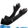 Two Fingers with Exposed Summer Long Arm Covers Thin Anti-UV Arm Sleeves  Sports
