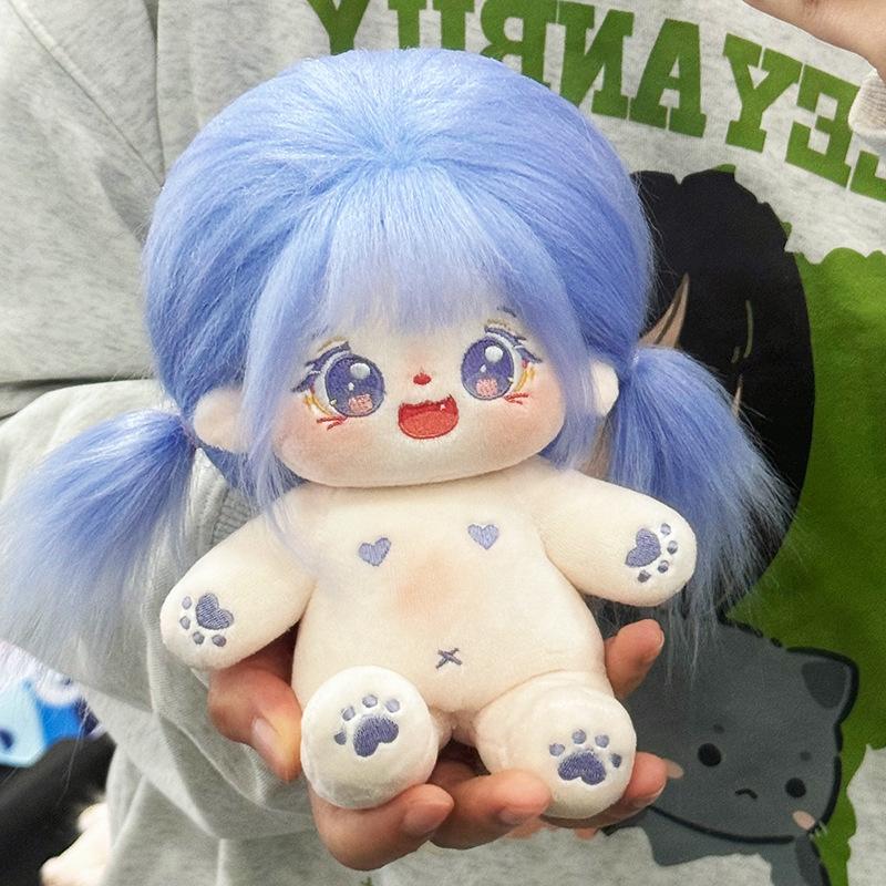 Kawaii IDol Doll 20cm Anime Plush Star Dolls Stuffed Customization Figure Toys Cotton Baby Plushies Toys Kids Collection Gifts
