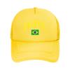 Brazil Brazilian Flag Casquette  Unisexs Womens Outdoor Hats  Adjustable Snapback Hat Casual Baseball Caps