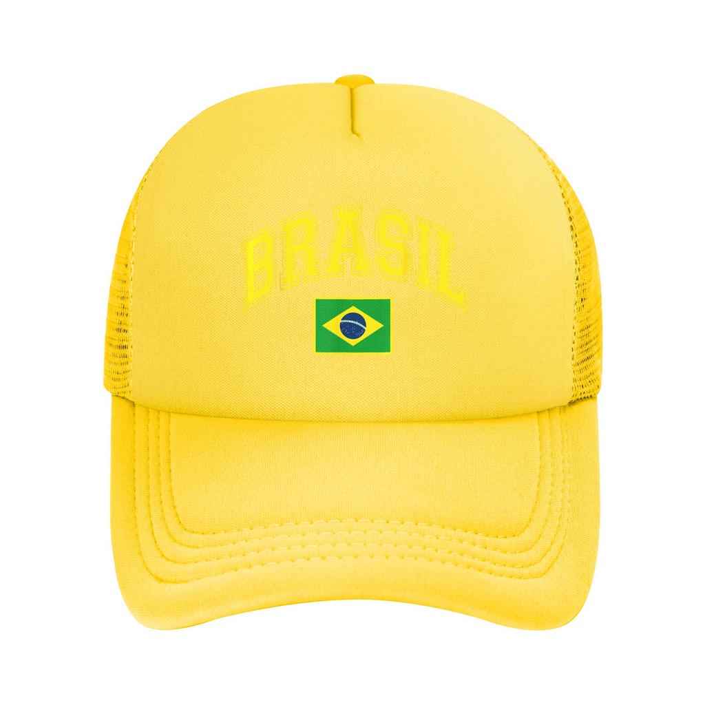 Brazil Brazilian Flag Casquette  Unisexs Womens Outdoor Hats  Adjustable Snapback Hat Casual Baseball Caps