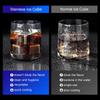 Stainless Steel Ice Cubes Set Food Grade Reusable Quick Freezing Ice For Cubes Juice Beer Wine Whisky Cooler Rocks Bar Tool