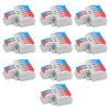 10Pcs Wire Conductor Connector 2in6out with Fixed Hole 4mm Splitter Fast Terminal Block 600V