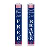 Outdoor Decoration - Hanging American Flag, Star Spangled Banner, Porch Sign - Patriot Day Decoration, Independence Day Decoration