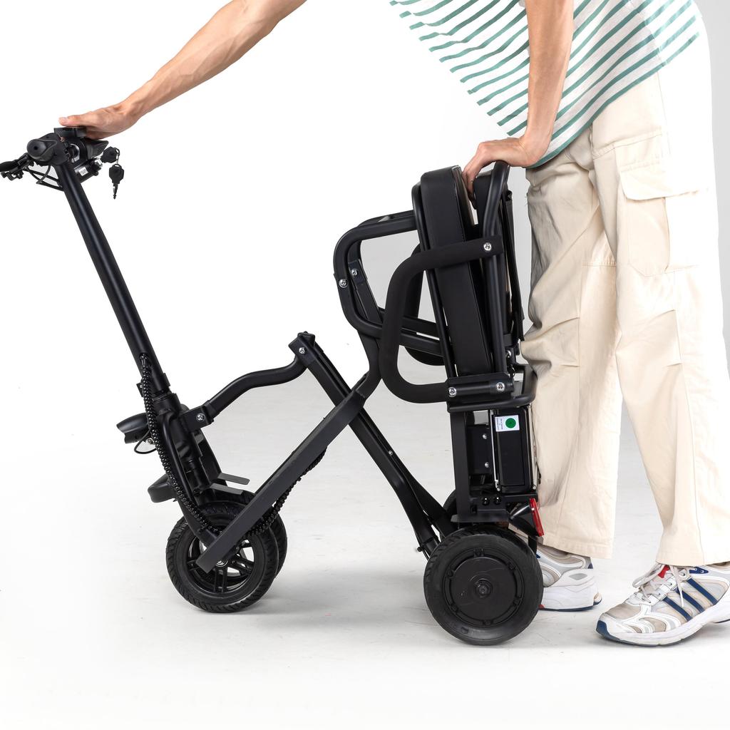 WEYRAL C36VC09BP Stop Aluminium Elektryczny Wózek Inwalidzki 300W Silnik 8AH Bateria 15KM/H Prędkość Maksymalna Wygodny Składany Elektryczny Wózek Inwalidzki