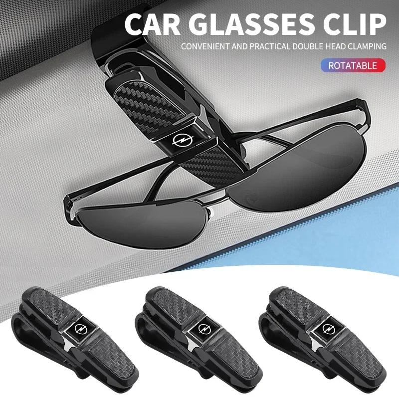 AAHG1 Car Glasses Holder 180 Degree Rotation Car Glasses Clip For Opel Astra H G J Insignia Mokka Zafira Corsa Vectra C D Antara Combo