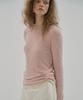 Mosyupamosyu Lettering Tencel T-Shirt [Pink]