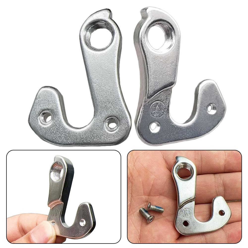 Umeraș pentru viteze spate din aliaj de aluminiu Cârlig de coadă pentru bicicletă Negru Argintiu