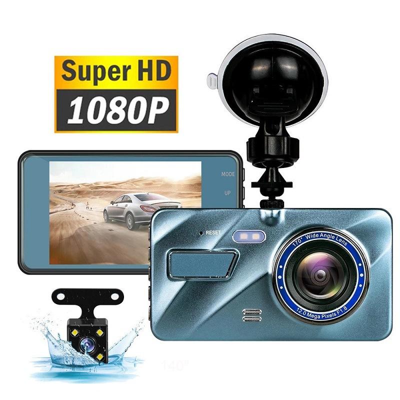 Buy 24H Dash Cam Black Box In Car DVR Camera Video Recorder Rear View