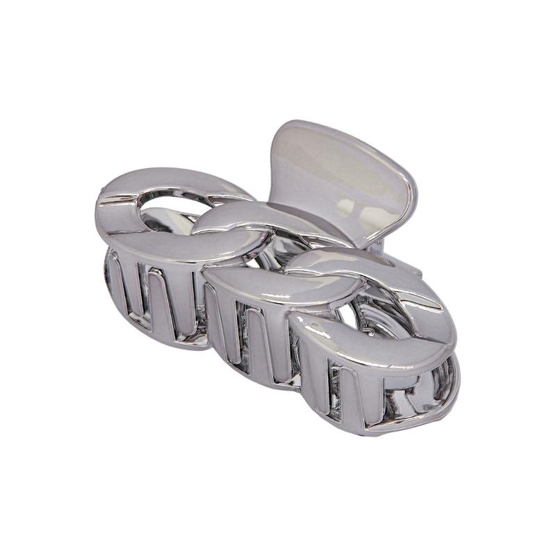 UV-plated Chain Clip European and American Fashion Hair Shark Clip Simple Hair Clip
