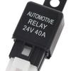12V 24V 40A Car Relay 4 Pin SPST Automotive Relay for Safety Strobe Lights and Vehicle Modification Reliable Quality