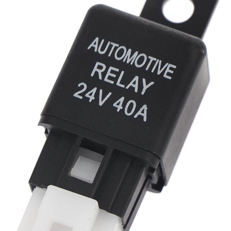 12V 24V 40A Car Relay 4 Pin SPST Automotive Relay for Safety Strobe Lights and Vehicle Modification Reliable Quality