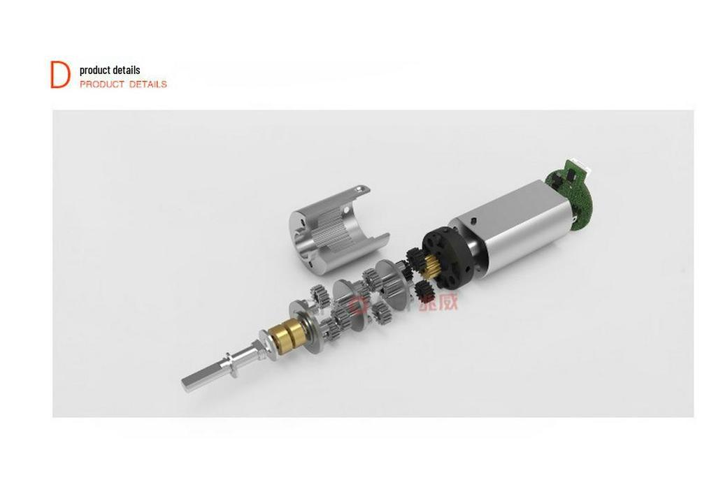 High-Torque Mini Turbo Gearbox Linear Stroke Actuator with Limit Switch