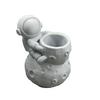 Portapenne Astronauta Stampato in 3D con Base Lunare Carino Organizer da Scrivania a Tema Spaziale per Bambini Portamatite ad Alta Capacità Portaspazzole